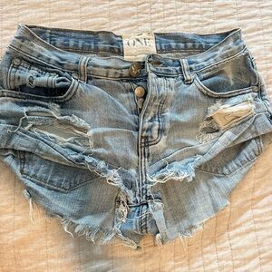 One teaspoon bandits Jean shorts